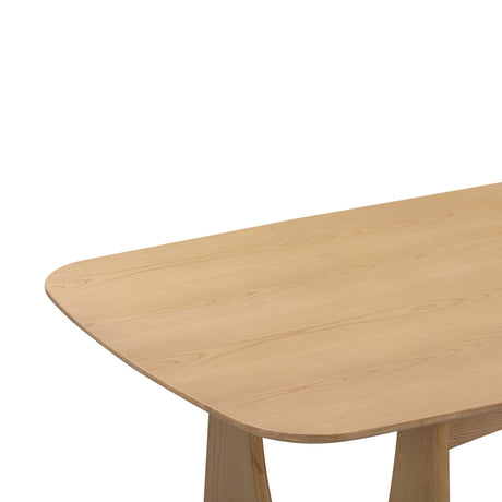 Cybill Natural Ash Rectangular Dining Table by TOV Furniture at Eve Furniture