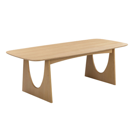 Cybill Natural Ash Rectangular Dining Table by TOV Furniture at Eve Furniture