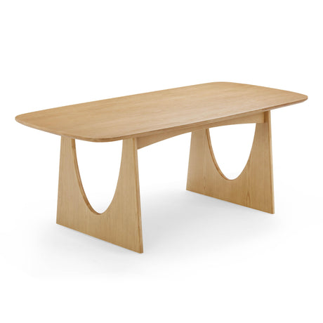 Cybill Natural Ash Rectangular Dining Table by TOV Furniture at Eve Furniture