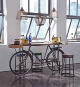 Cycle Brown/Black Counter Table by Classic Home at Eve Furniture