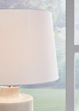 Cylener Off White Table Lamp by Ashley at Eve Furniture
