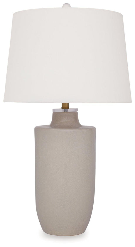 Cylener Off White Table Lamp by Ashley at Eve Furniture