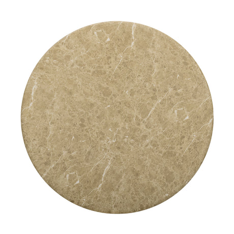 Cynthia 36" Light Emperador Faux Marble Indoor/Outdoor Coffee Table by TOV Furniture at Eve Furniture