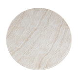 Cynthia 54" Faux Travertine Indoor/Outdoor Concrete Round Dining Table by TOV Furniture at Eve Furniture