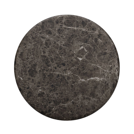 Cynthia Dark Emperador Faux Marble Indoor/Outdoor Side Table by TOV Furniture at Eve Furniture