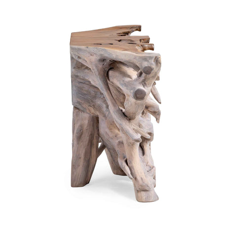 Cypress Console Table - Natural White Wash by Classic Home at Eve Furniture