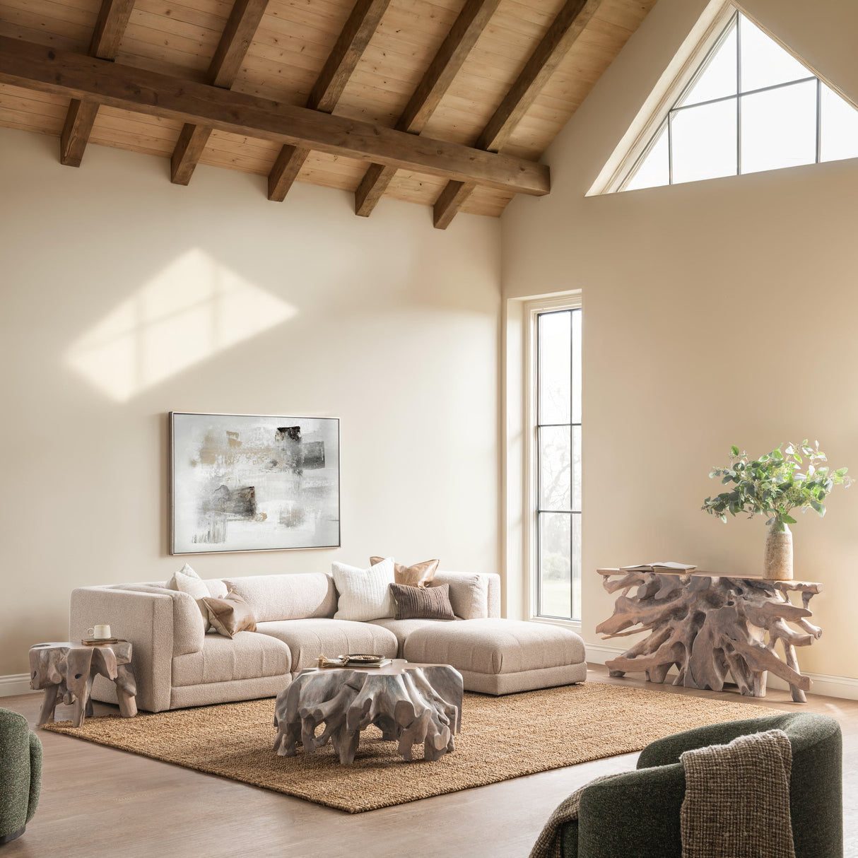 Cypress End Table - Natural White Wash by Classic Home at Eve Furniture