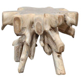Cypress Natural Whitewash End Table by Classic Home at Eve Furniture