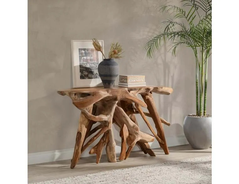 Cypress Root Natural Console Table (59”W) by Classic Home at Eve Furniture