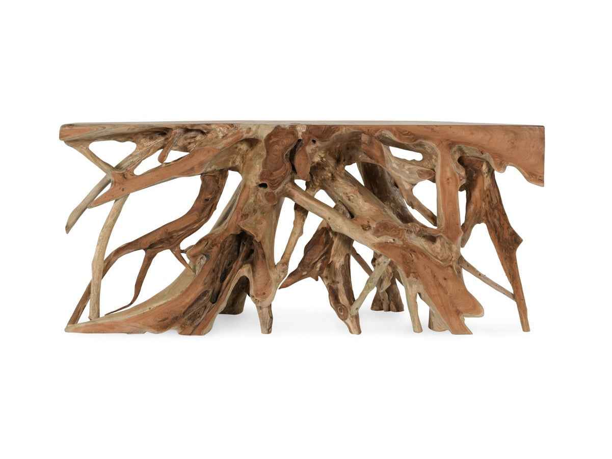 Cypress Root Natural Console Table (70”W) by Classic Home at Eve Furniture