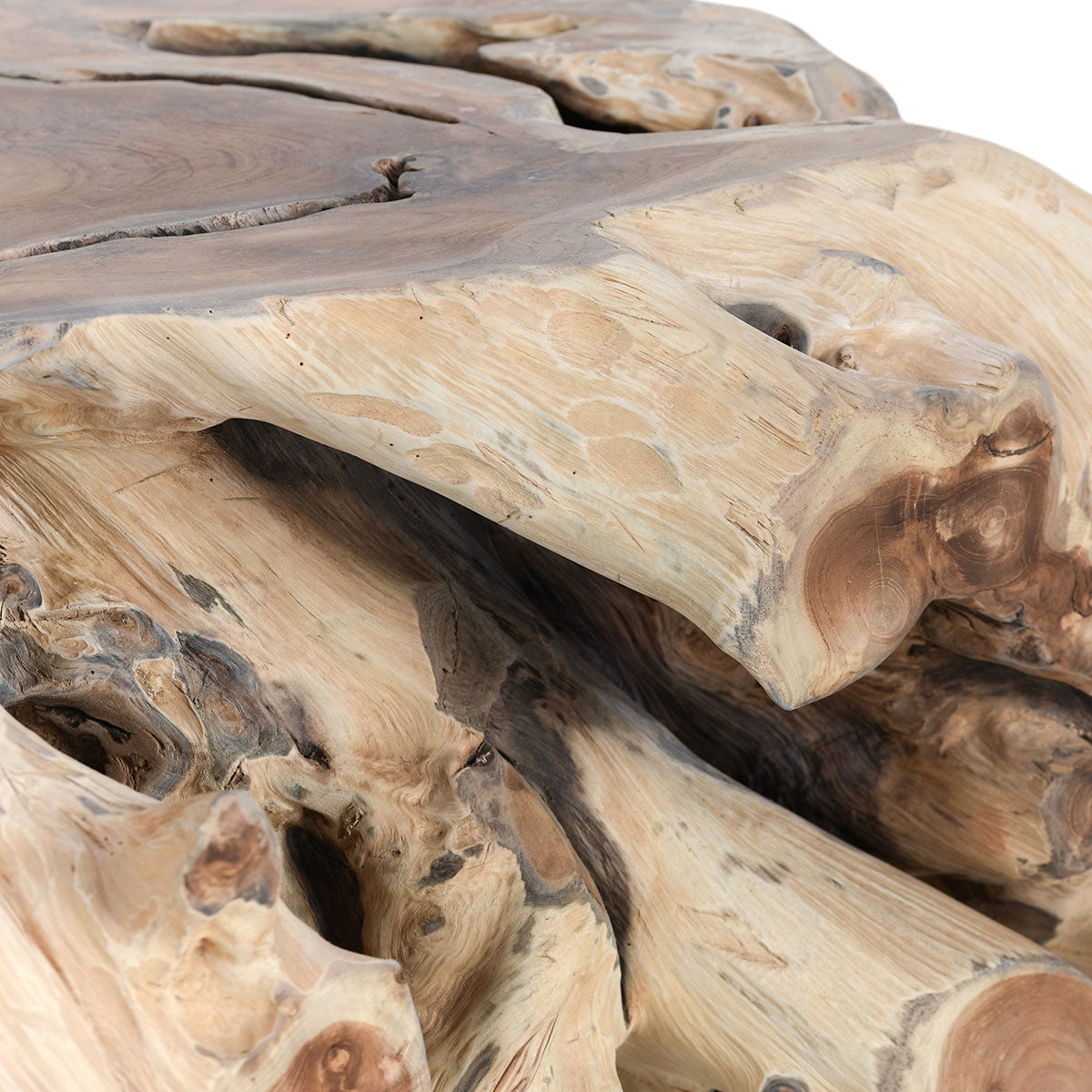 Cypress Root Natural Square Coffee Table by Classic Home at Eve Furniture