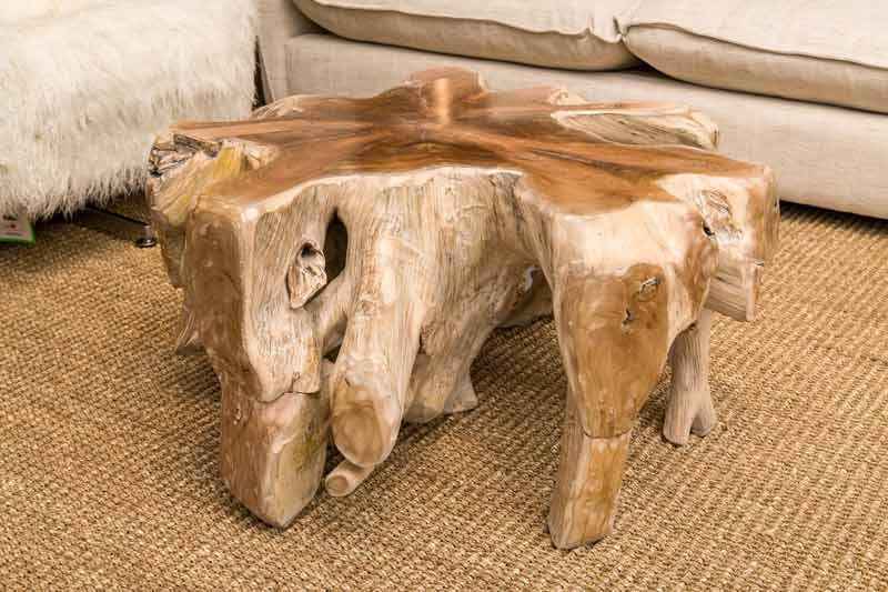 Cypress Root Natural Whitewash Coffee Table by Classic Home at Eve Furniture