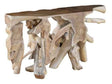 Cypress Root Natural Whitewash Console Table (59”W) by Classic Home at Eve Furniture