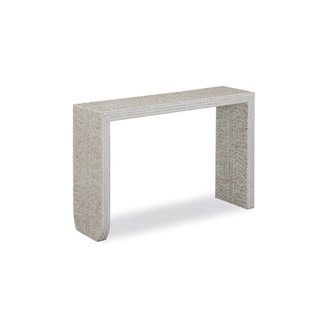 Cyprus 47" Cream Capiz Shell Console Table by TOV Furniture at Eve Furniture