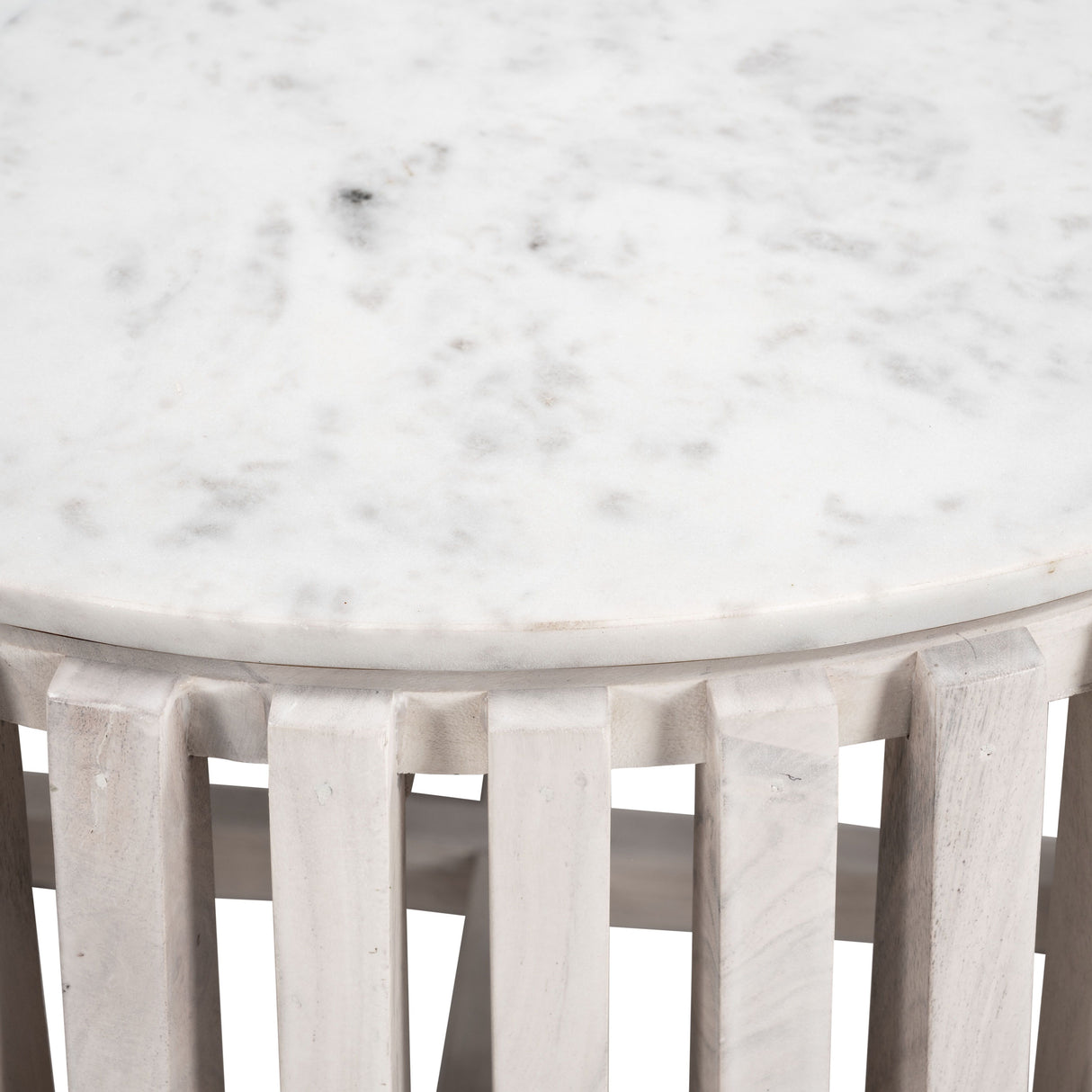 Cyprus Coffee Table White & Whitewashed by Zuomod at Eve Furniture