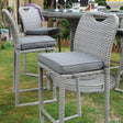 Cyprus Gray Bar Chair (6/Ctn) by Furniture of America at Eve Furniture