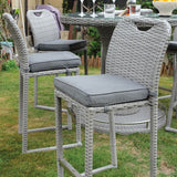 Cyprus Gray Bar Chair (6/Ctn) by Furniture of America at Eve Furniture