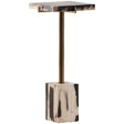 Cyra Side Table, Black by Dovetail at Eve Furniture