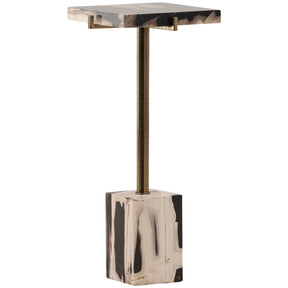 Cyra Side Table, Black by Dovetail at Eve Furniture