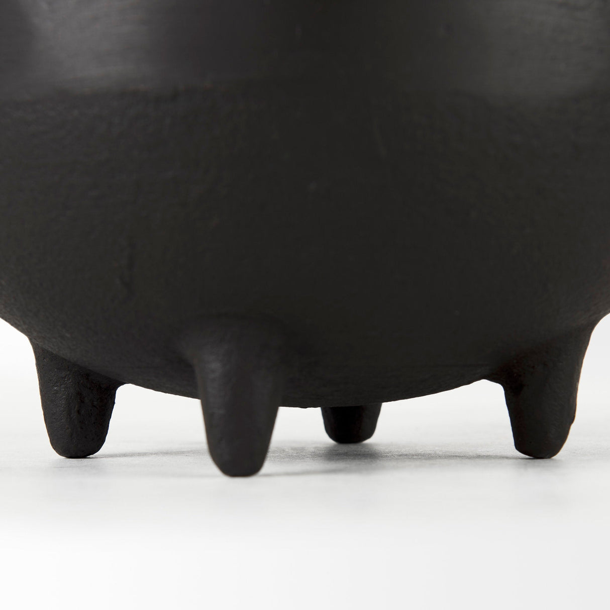 Cyrus Black Spherical Vase Decorative Object by Mercana at Eve Furniture