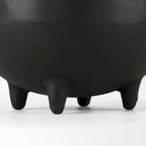 Cyrus Black Spherical Vase Decorative Object by Mercana at Eve Furniture
