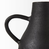 Cyrus Black Two handled Vase Decorative Object by Mercana at Eve Furniture