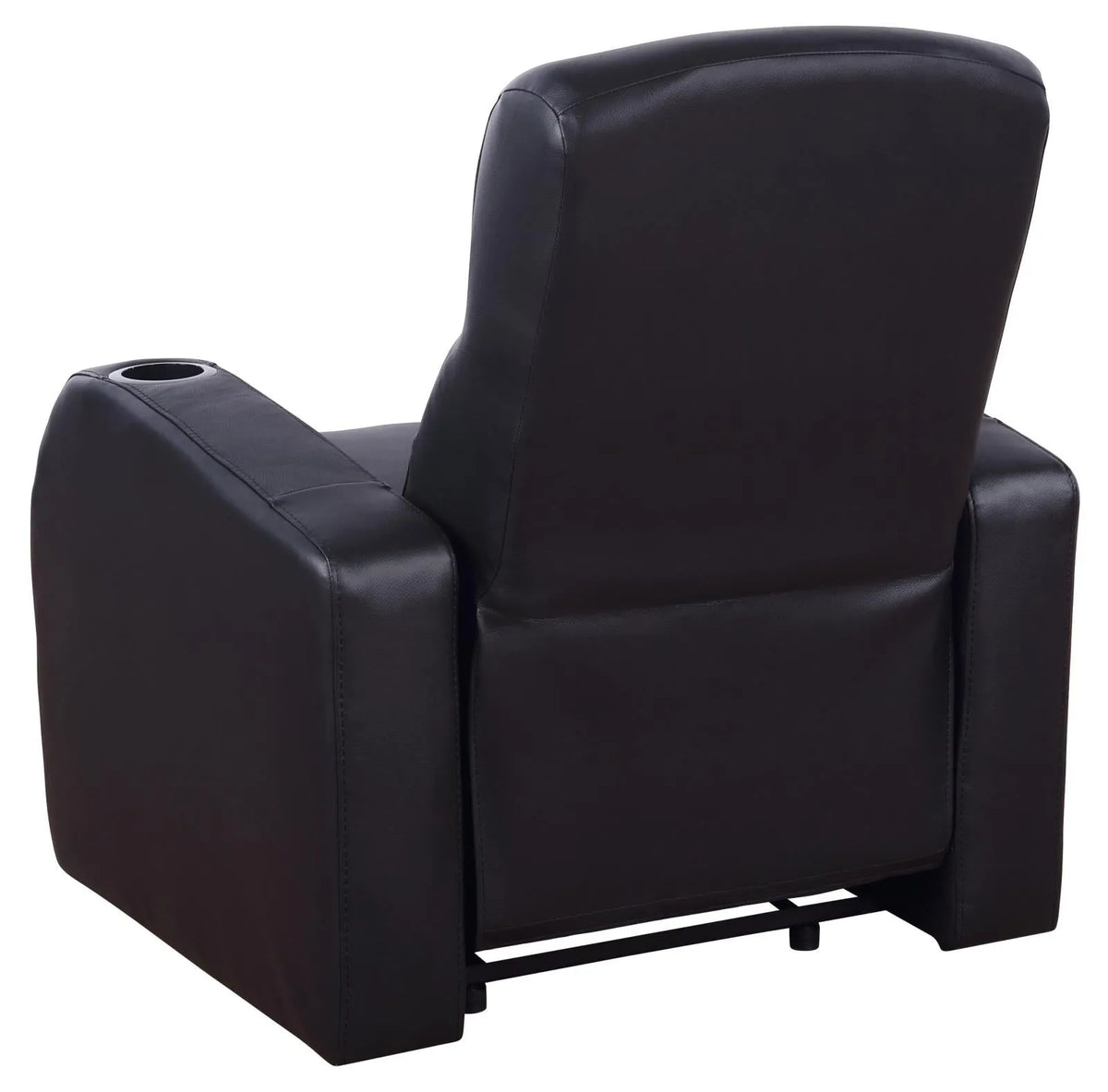 Cyrus Black Upholstered 3-Piece Reclining Living Room Set by Coaster at Eve Furniture