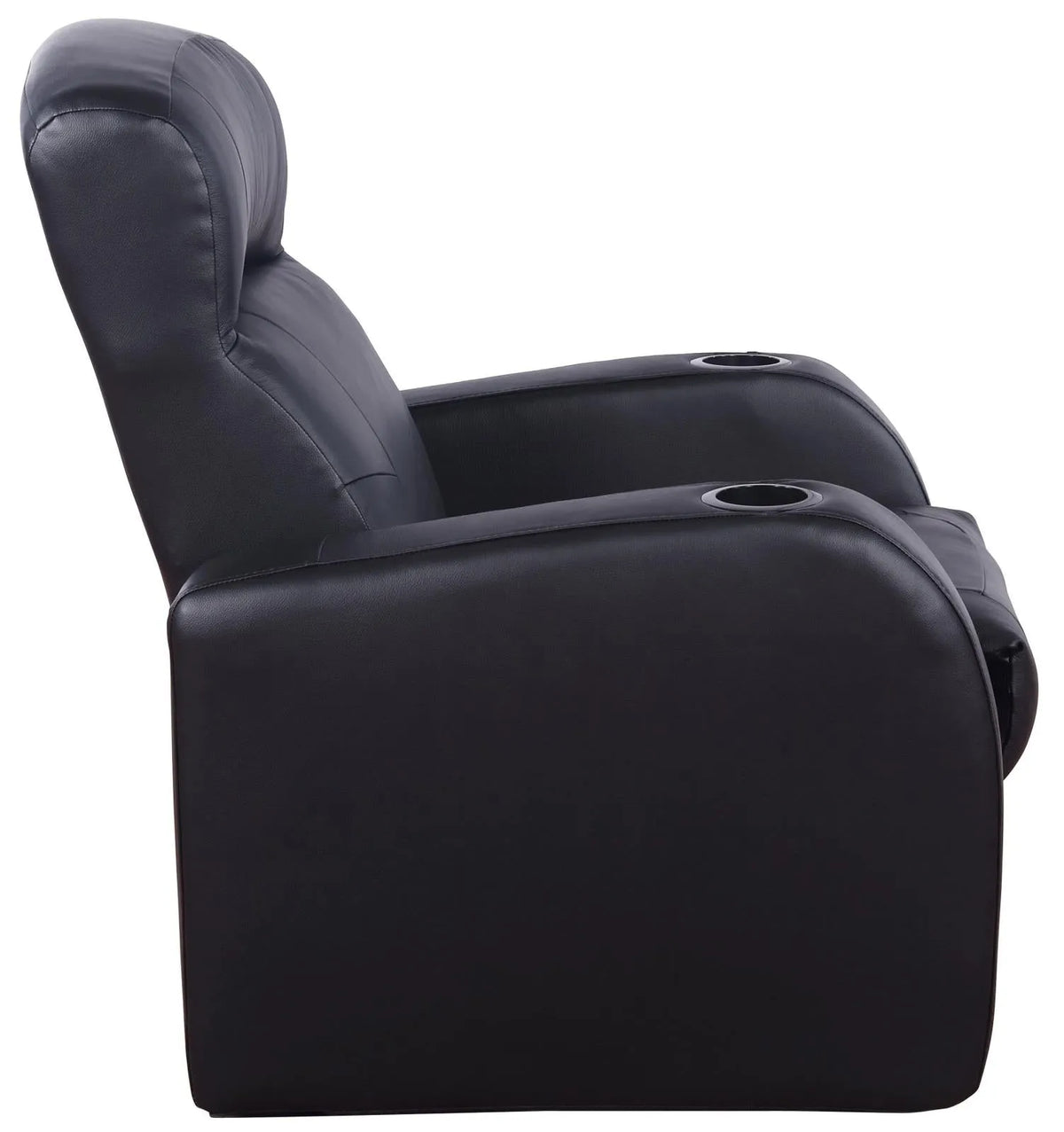 Cyrus Black Upholstered 3-Piece Reclining Living Room Set by Coaster at Eve Furniture