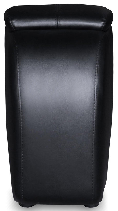 Cyrus Black Upholstered 5-Piece Reclining Living Room Set by Coaster at Eve Furniture