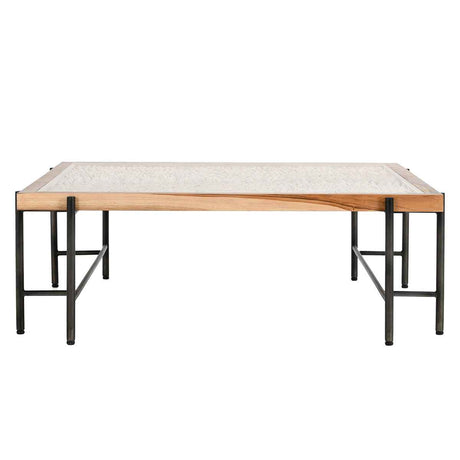 Cyrus Natural/Black Coffee Table by Classic Home at Eve Furniture