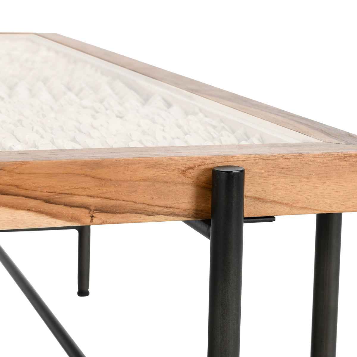 Cyrus Natural/Black Coffee Table by Classic Home at Eve Furniture