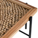 Cyrus Natural/Black Coffee Table by Classic Home at Eve Furniture