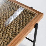 Cyrus Natural/Black Coffee Table by Classic Home at Eve Furniture