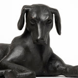 Czar 11L x 7W Black Metal Labrador Retriever by Mercana at Eve Furniture