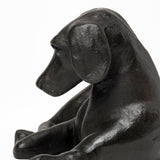 Czar 11L x 7W Black Metal Labrador Retriever by Mercana at Eve Furniture