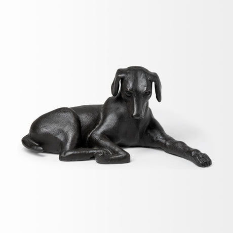 Czar Black Metal Labrador Retriever by Mercana at Eve Furniture