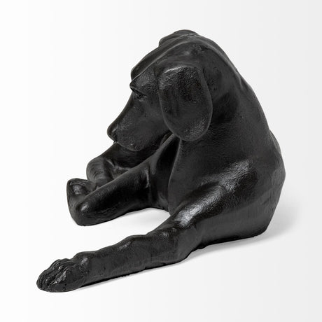 Czar Black Metal Labrador Retriever by Mercana at Eve Furniture