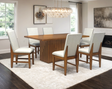 Windsor Brown 7-Piece Dining Room Set by Happy Homes at Eve Furniture