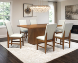 Windsor Brown 7-Piece Dining Room Set by Happy Homes at Eve Furniture