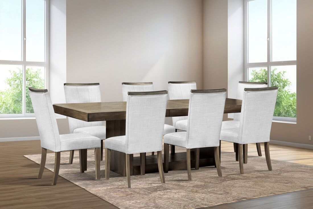 D902 - Dining Table + 8 Chair Set