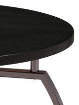 Dacre Dark Charcoal 2-Piece Round Coffee and End Table Set by Coaster at Eve Furniture