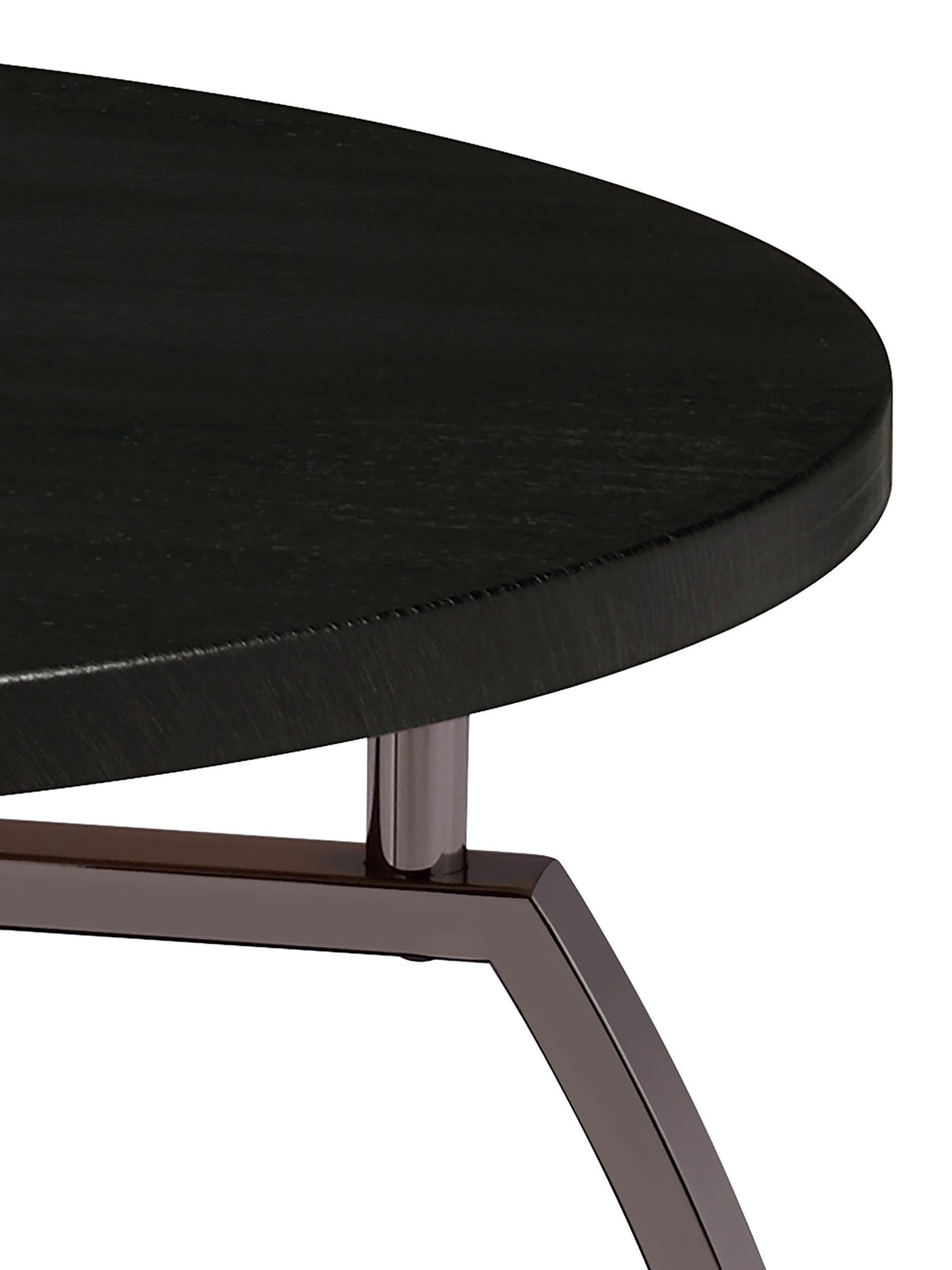 Dacre Dark Charcoal 3-Piece Round Coffee and End Table Set by Coaster at Eve Furniture