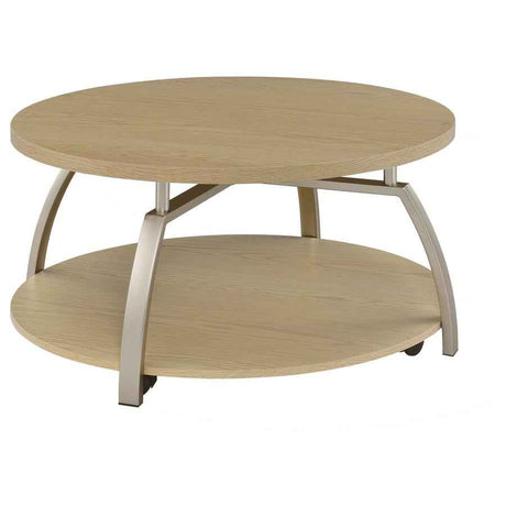 Dacre Greige 2-piece Round Coffee and End Table Set by Coaster at Eve Furniture