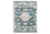 Daddridge Blue/Gray/Ivory 5' x 7' Rug by Ashley at Eve Furniture
