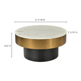 Dado White Coffee Table by MOES at Eve Furniture