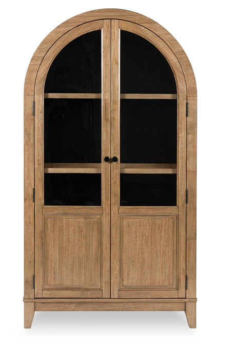 Dagandale Natural/Black Accent Cabinet by Ashley at Eve Furniture