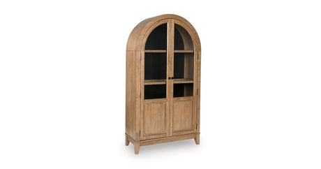 Dagandale Natural/Black Accent Cabinet by Ashley at Eve Furniture