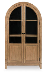 Dagandale Natural/Black Accent Cabinet by ASHLEY FURNITURE at Eve Furniture