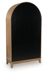 Dagandale Natural/Black Accent Cabinet by ASHLEY FURNITURE at Eve Furniture