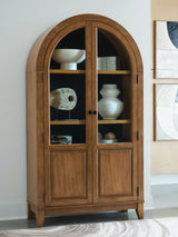 Dagandale Natural/Black Accent Cabinet by ASHLEY FURNITURE at Eve Furniture